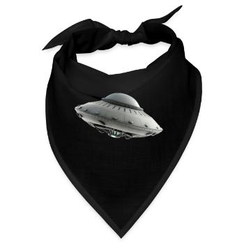 Ufo Alien science fiction - Bandana - Schwarz - Vorne