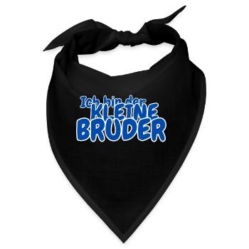 Ich bin der kleine Bruder - Bandana - Schwarz - Vorne