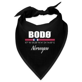 BODØ - Bandana - Schwarz - Vorne