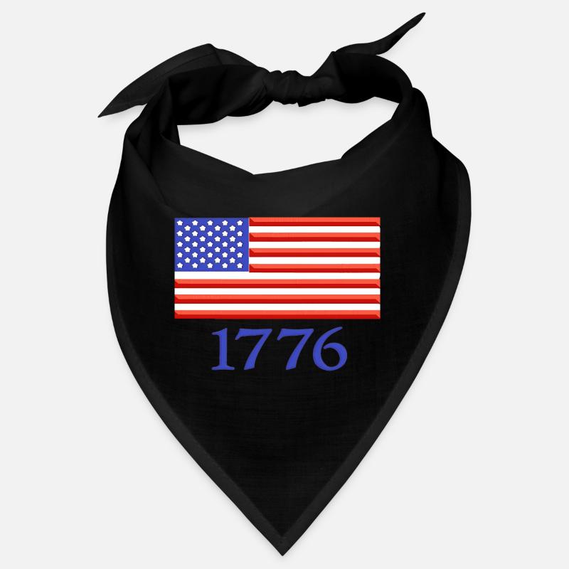 Drapeau américain de 1776 brodé Bandana