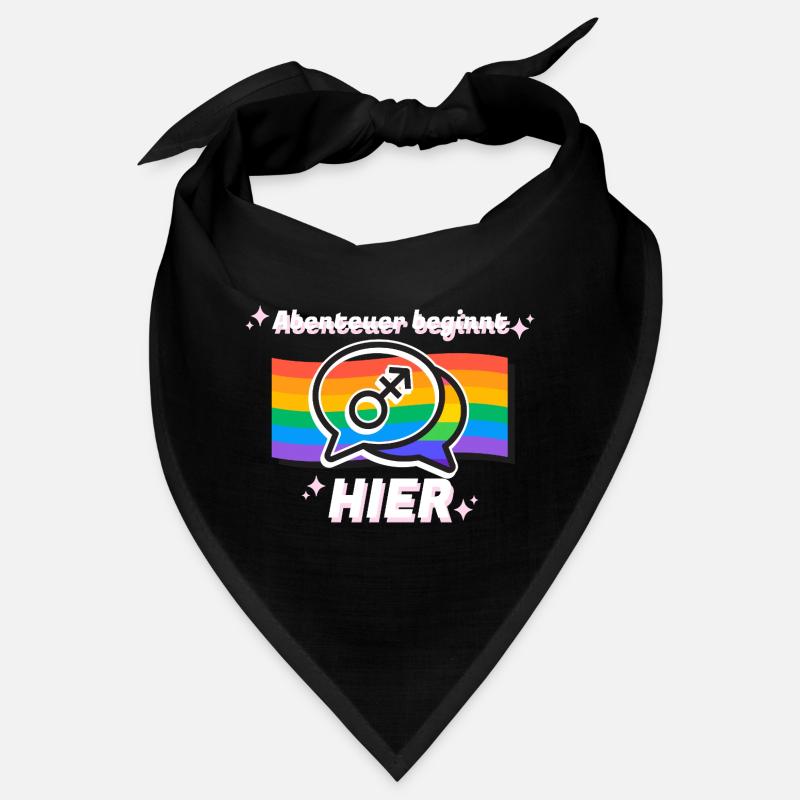 Abenteuer beginnt hier Pride Symbol Bandana
