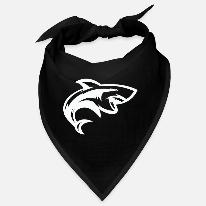 Stylized shark head Bandana