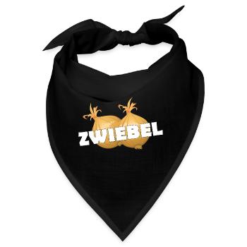 ZWIEBEL - Bandana - Schwarz - Vorne