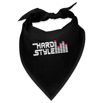 hard style hardtyle - Bandana - Schwarz - Vorne