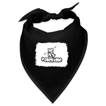 be my valentine - Bandana - Schwarz - Vorne