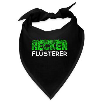 Heckenflüsterer Hecken Flüsterer Gärtner Shirt - Bandana - Schwarz - Vorne