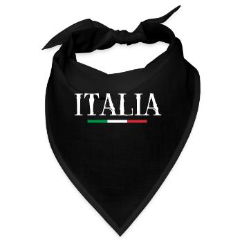 ITALIA! - Bandana - Schwarz - Vorne