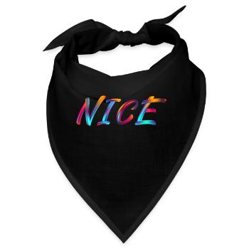 nice - Bandana - Schwarz - Vorne