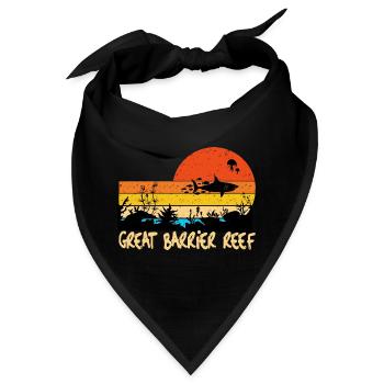 Great Barrier Reef - Bandana - Schwarz - Vorne
