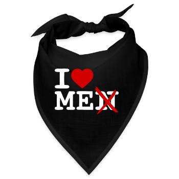 I love me - Bandana - Schwarz - Vorne