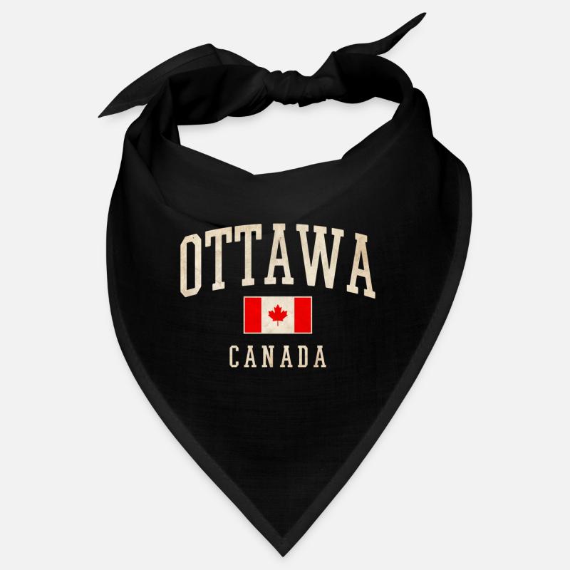Ottawa Canada Flag Design Bandana