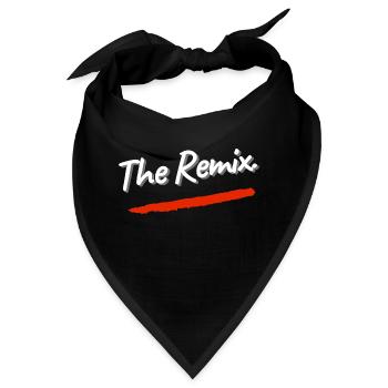 Vater-Sohn-Partnerlook mit The Remix The Original - Bandana - Schwarz - Vorne