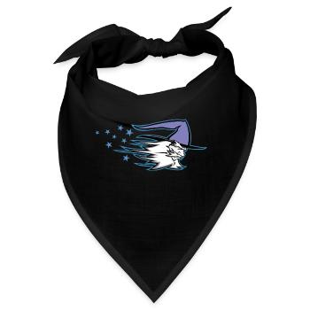 wizard - Bandana - Schwarz - Vorne