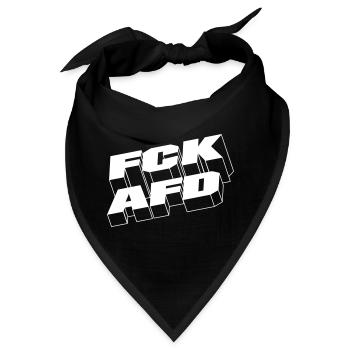 FCKAFD - Bandana - Schwarz - Vorne