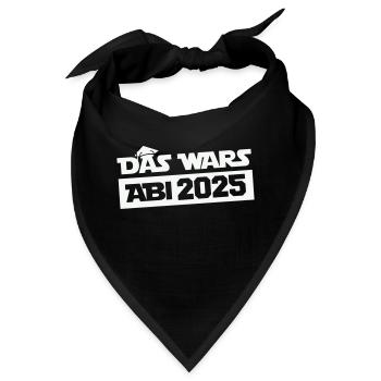 abi das wars 2025 - Bandana - Schwarz - Vorne