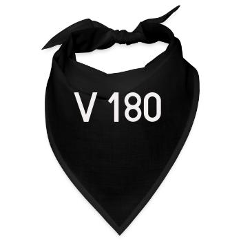 V180 Schriftzug - DR BR 118 - DB 228 - Bandana - Schwarz - Vorne