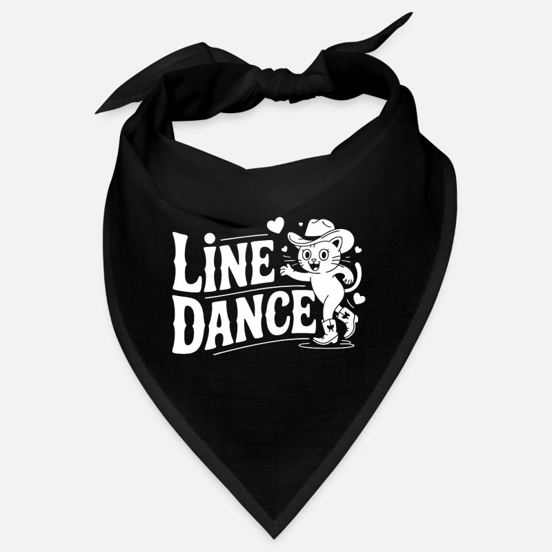 Silhouette de chat en ligne Bandana