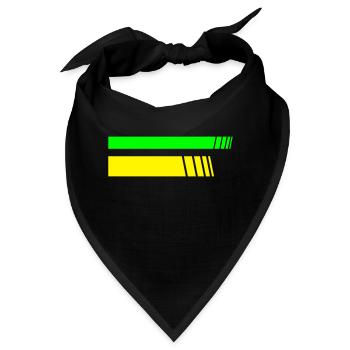 2 Stripes - Bandana - Schwarz - Vorne