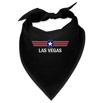 Las Vegas - Bandana - Schwarz - Vorne
