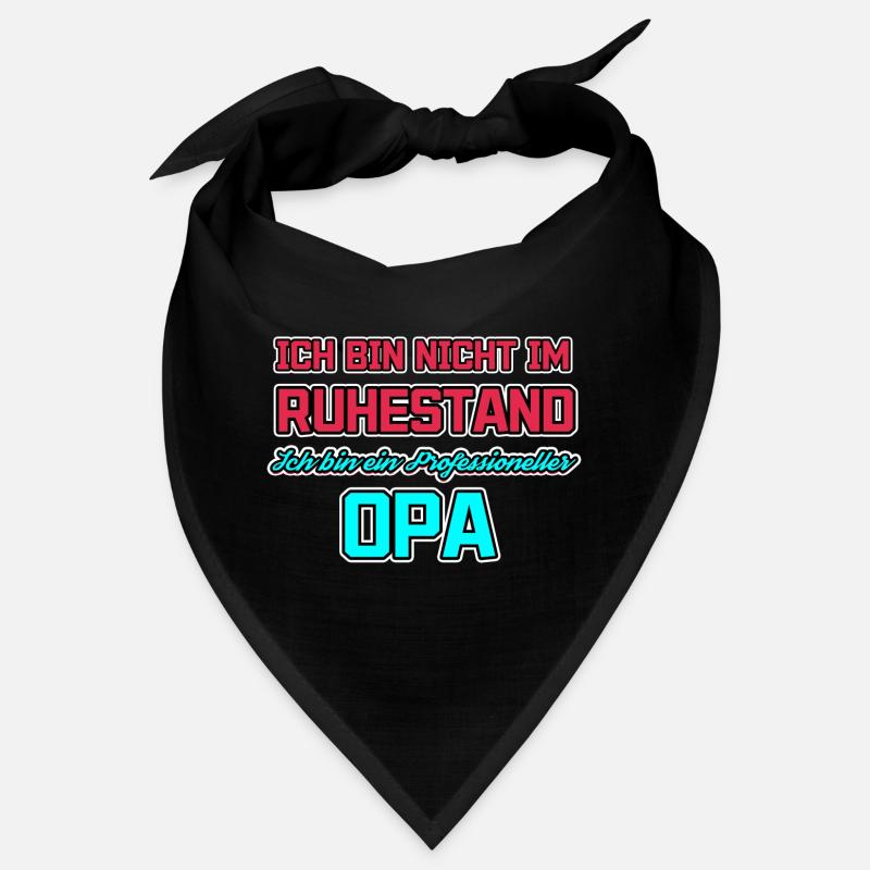 Statement Ruhestand Opa Senior Großvater Bandana