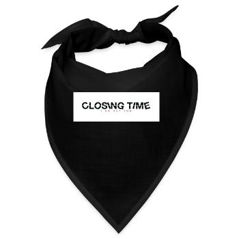 closing time - Bandana - Schwarz - Vorne