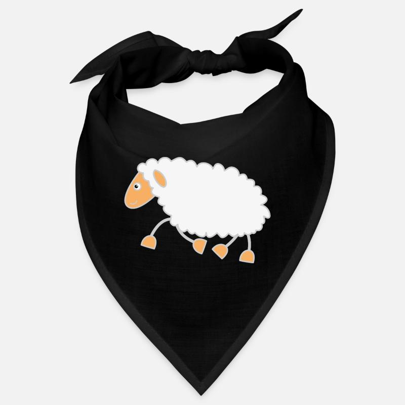 Sheep trots to the shepherd Bandana