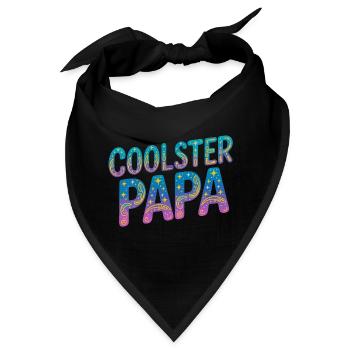 Coolster Papa Design - Bandana - Schwarz - Vorne