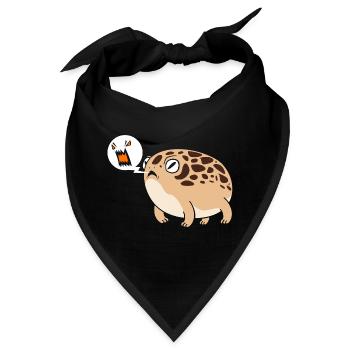 Frosch Desert Rain Frog - Bandana - Schwarz - Vorne