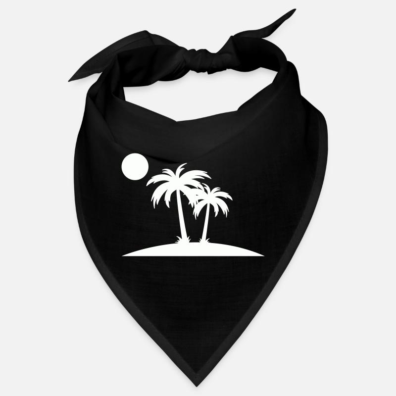 Silhouette de Palm Island sur la plage Bandana