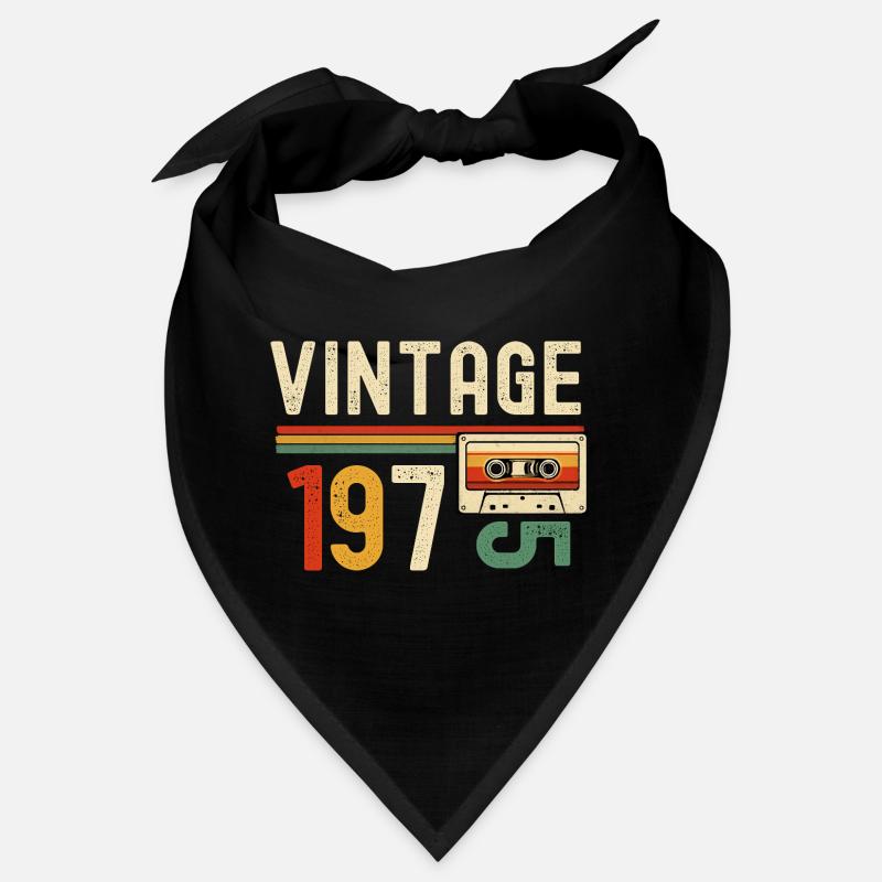 Retro 1970s Cassette Bandana