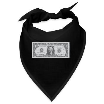 1 Dollar - Bandana - Schwarz - Vorne