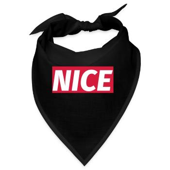 NICE - Bandana - Schwarz - Vorne