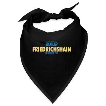 Capitol Of Germany Berlin - Friedrichshain - Bandana - Schwarz - Vorne