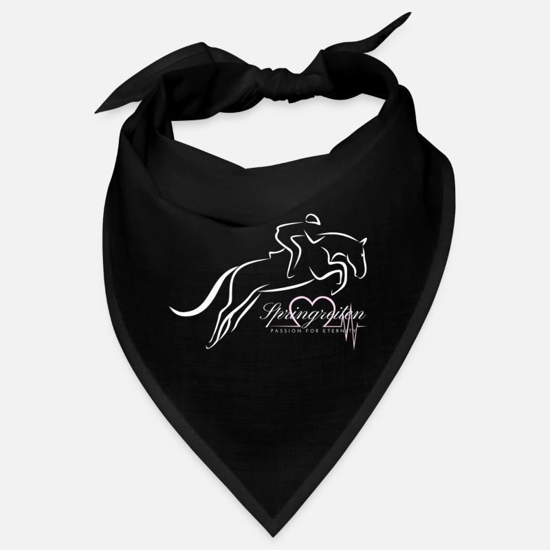 Springreiten aus Leidenschaft - Bandana - Schwarz