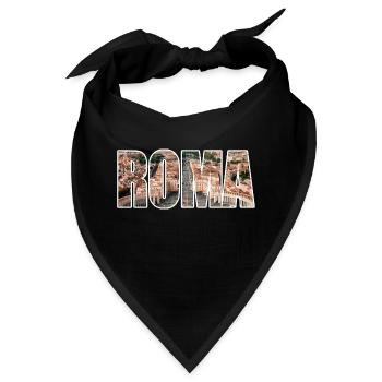 roma rom - Bandana - Schwarz - Vorne
