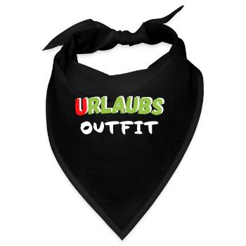 Urlaubs Outfit - Bandana - Schwarz - Vorne