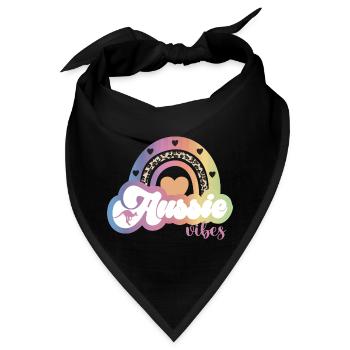 Aussie vibes - Bandana - Schwarz - Vorne
