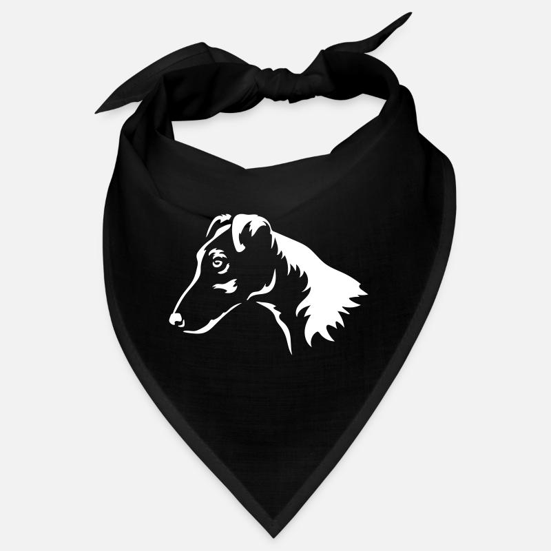 Foxterrier Kopf "Black Edition" Bandana