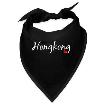 Hongkong - Bandana - Schwarz - Vorne