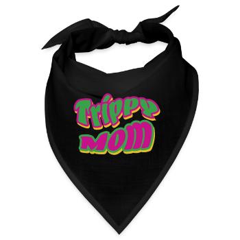 Trippy Mom 2 - Bandana - Schwarz - Vorne