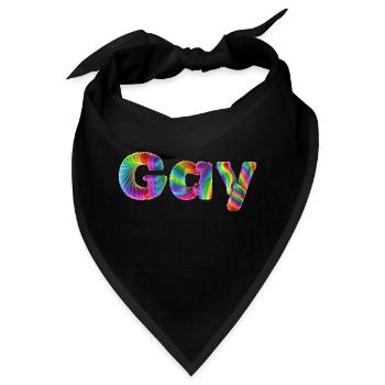 Gay - Bandana - Schwarz - Vorne