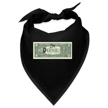 Ich bin fertig - Bandana - Schwarz - Vorne