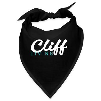 cliff diving - Bandana - Schwarz - Vorne