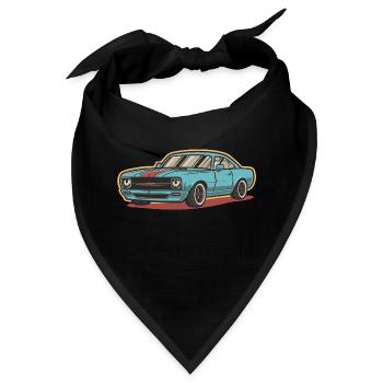 AUTOS - Bandana - Schwarz - Vorne