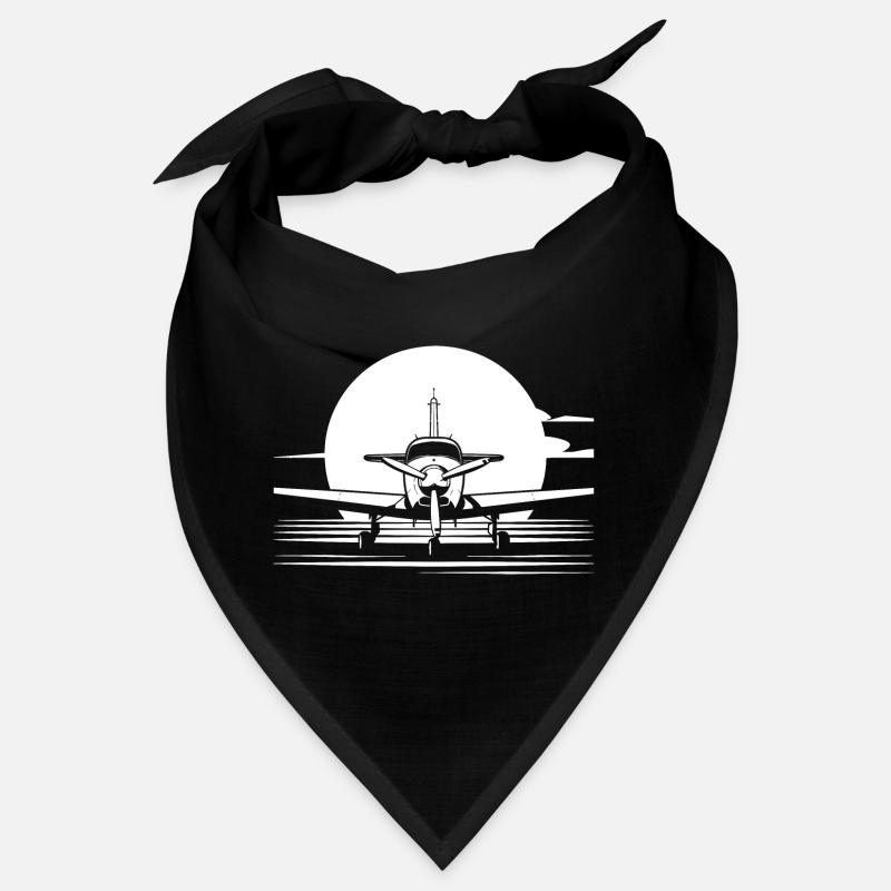 Flugzeug Skizze Bandana