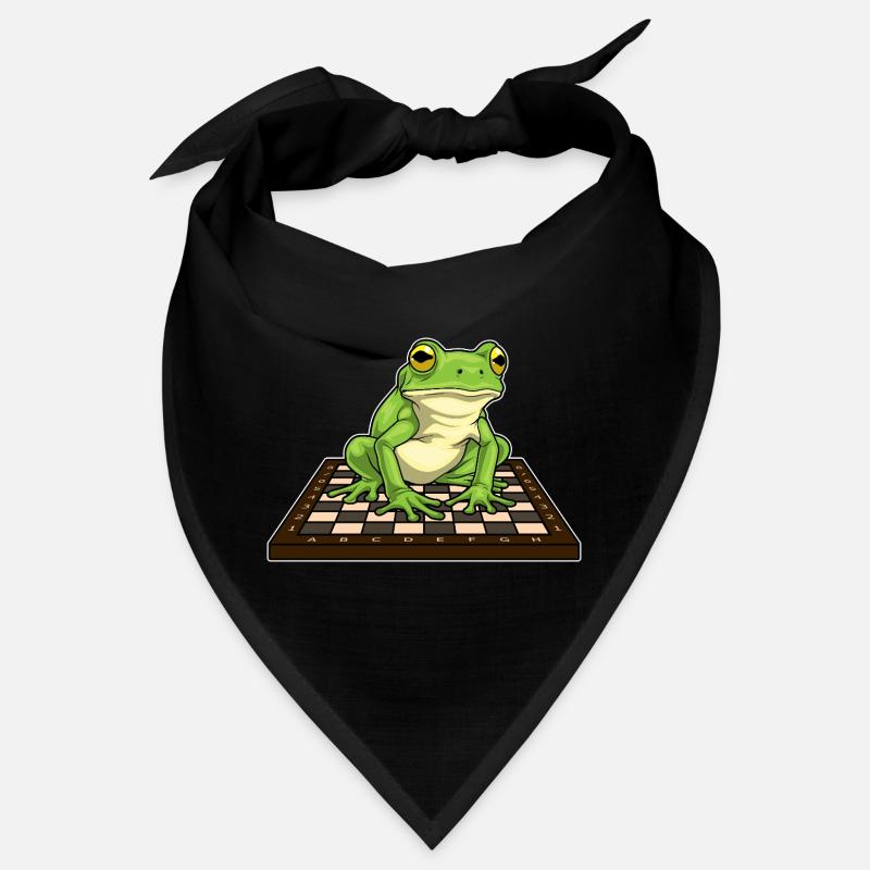 Frog Chessboard Chess Board Game Bandana