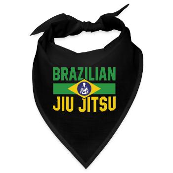 Kampfsport Lustiges Brazilian Jiu-Jitsu BJJ  - Bandana - Schwarz - Vorne