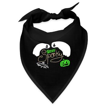Stay Spooky - Bandana - Schwarz - Vorne