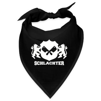 Schlachter Emblem  - Bandana - Schwarz - Vorne