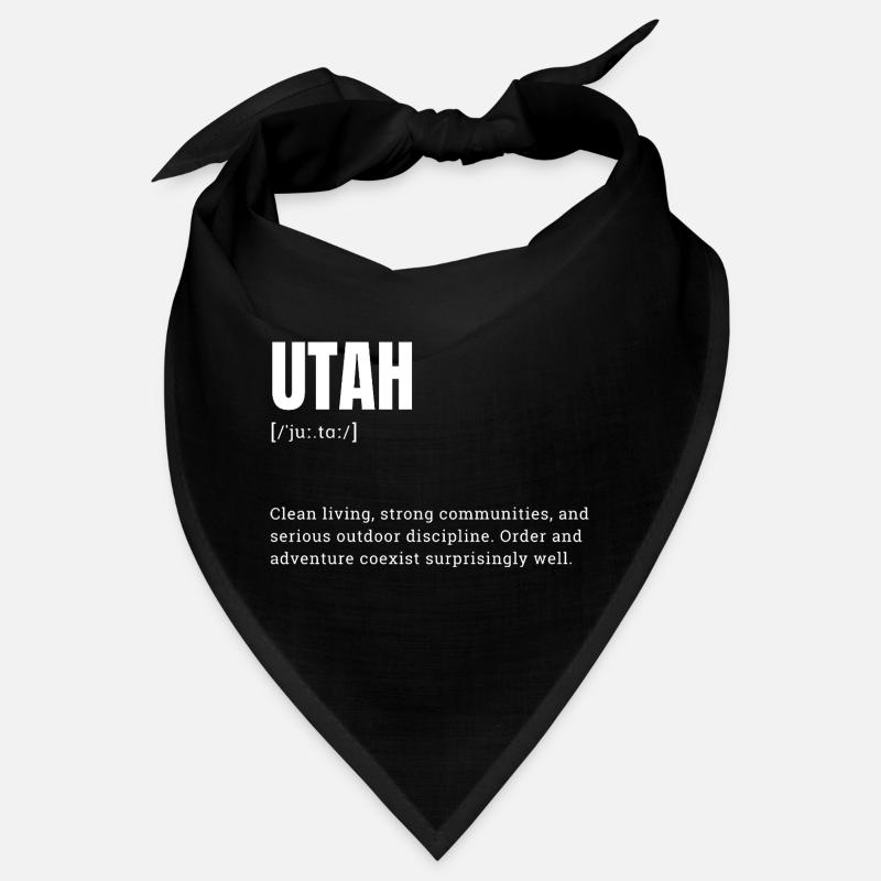 Utah Bold Typography Adventure Bandana
